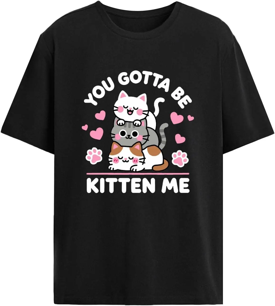 

Футболки You Got to Be Kitten Me для мужчин с забавным графическим принтом