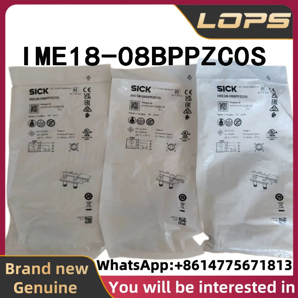IME18-08BPPZC0S Brand new original SICK proximity sensor, Order number 1056708, welcome to consult