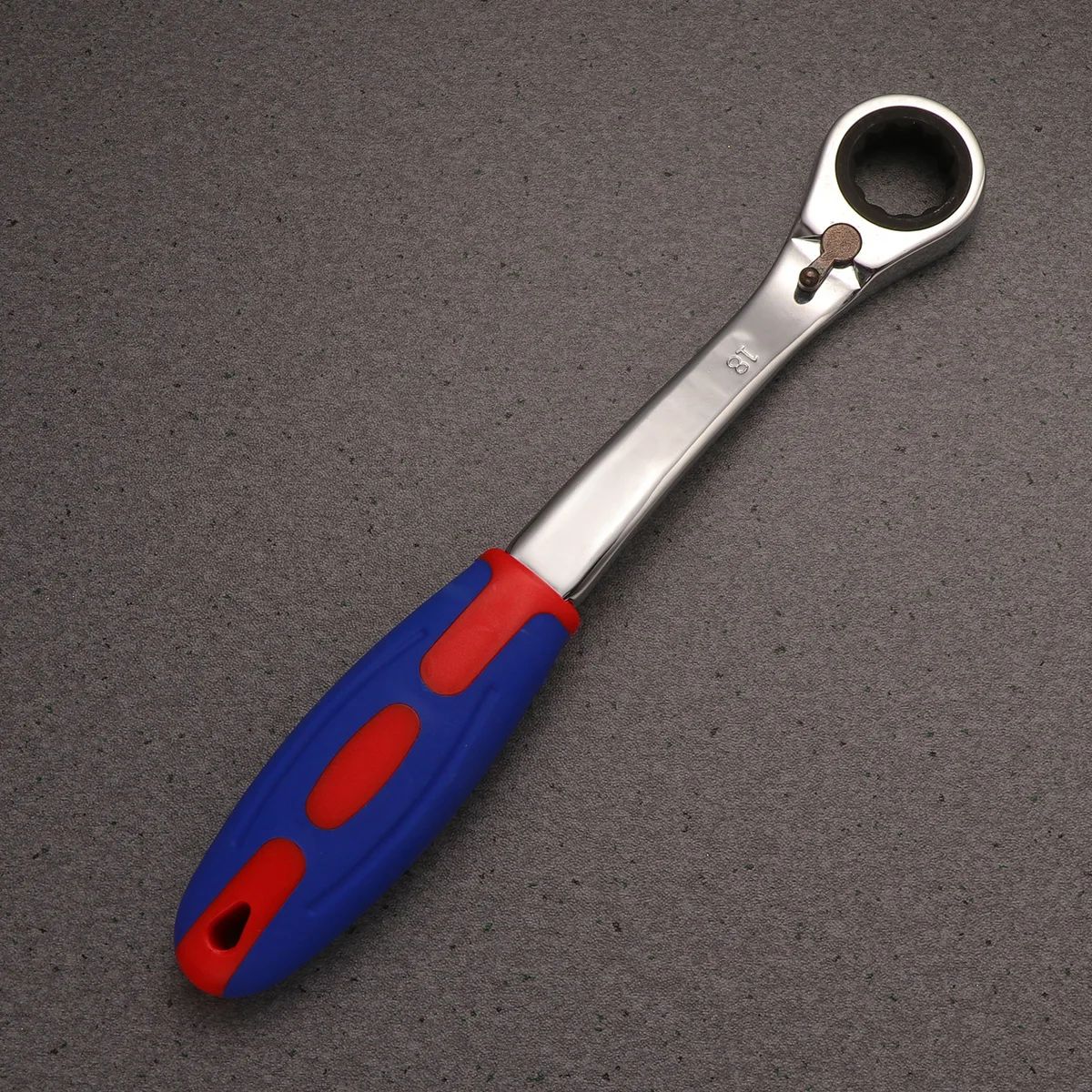 

18 MM Ratchet Wrench Spanner Tool Rachet Wrenches Ratcheting Handle Round Head Dw End