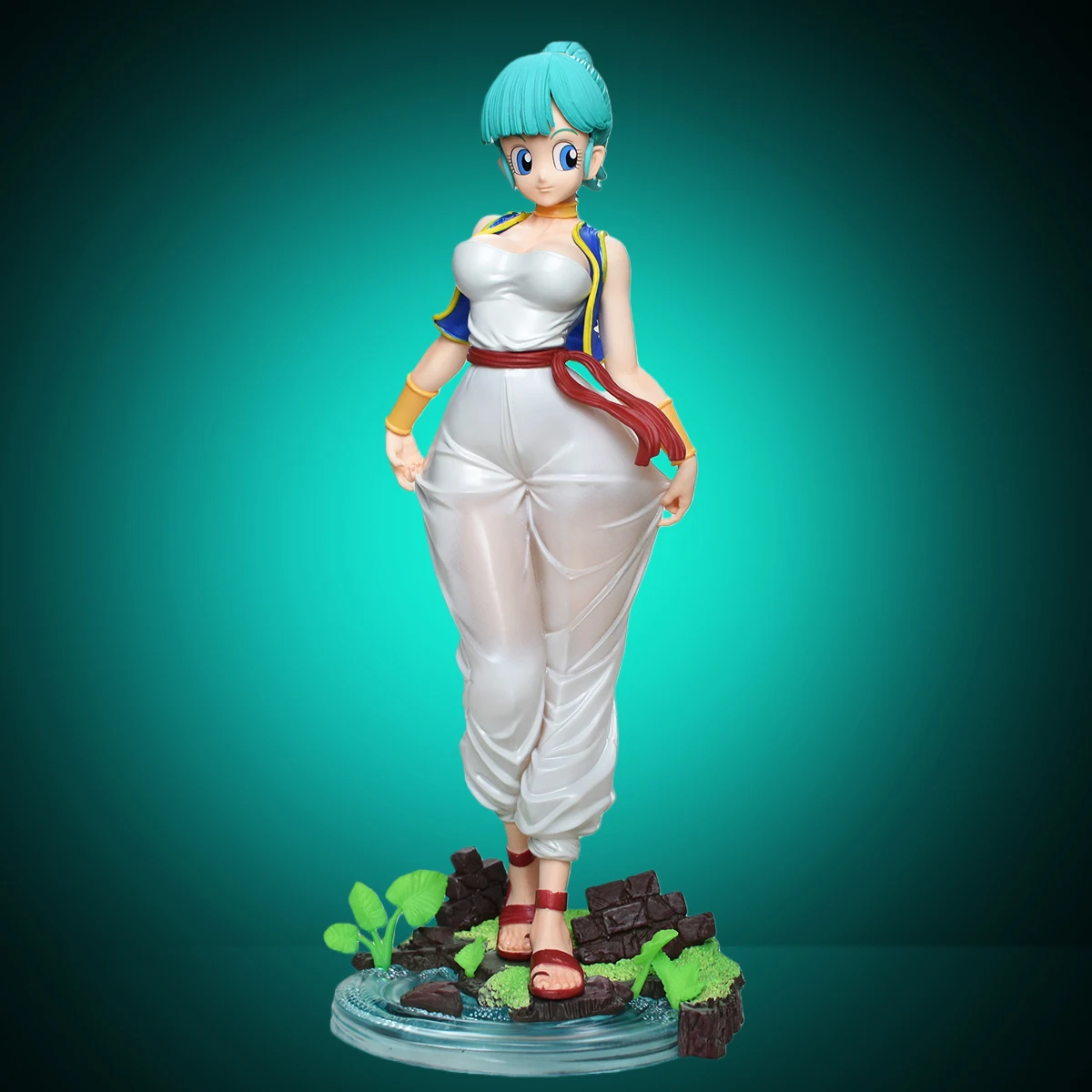 28 cm/11 pulgadas Anime Dragon Ball Z Bulma figura DBZ Bulma figura de acción colección de estatuas modelo juguete para regalo
