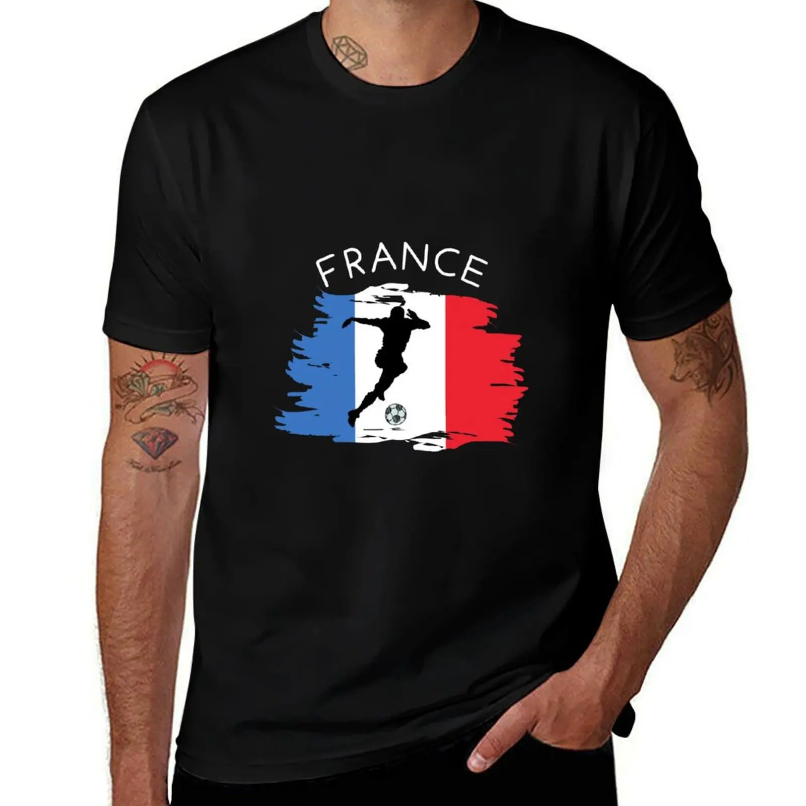 

France T-Shirt man t shirts graphic t shirts for man graphic vintage