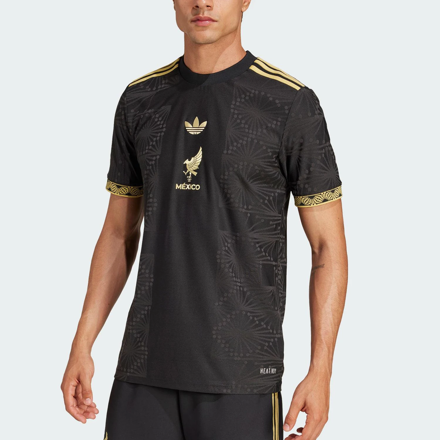 

Adidas Originals Мужская футбольная тренировочная дышащая футболка с коротким рукавом JF2639