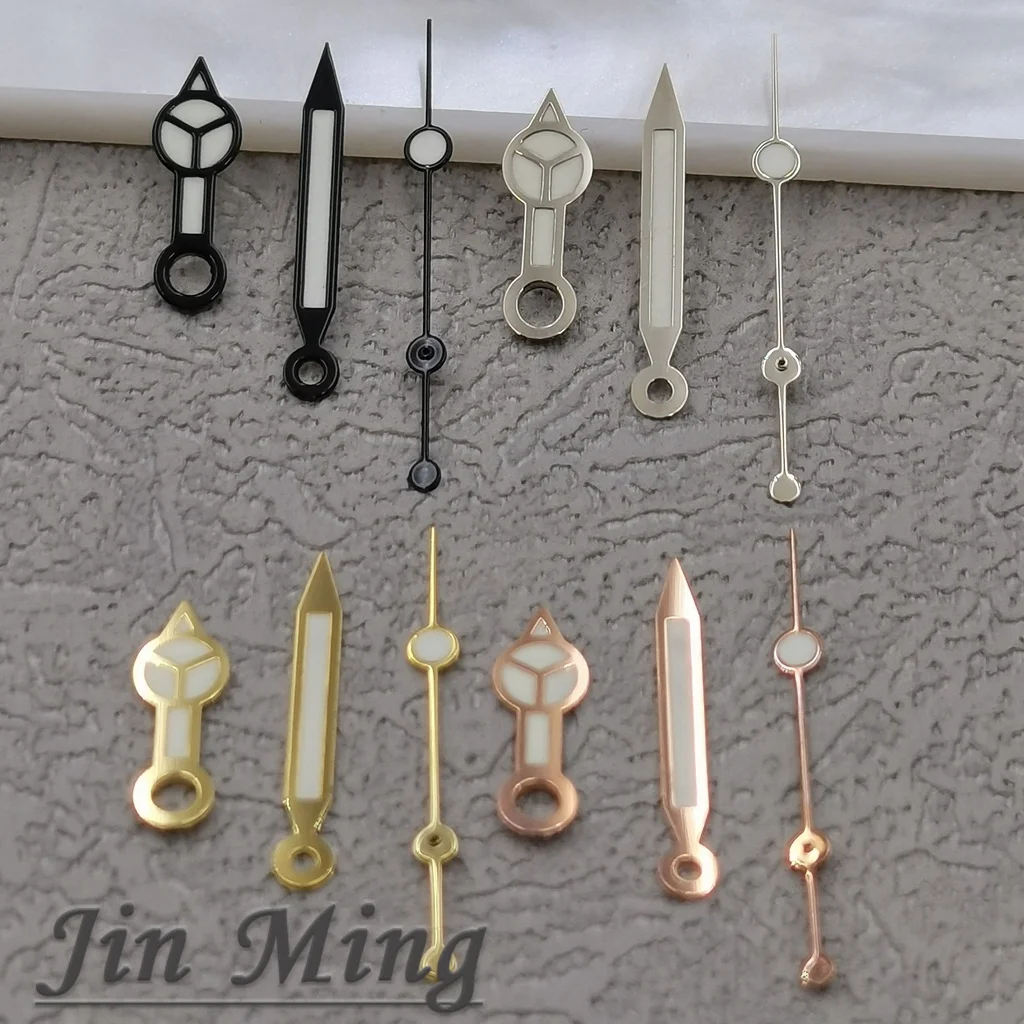 Hohe Qualität Uhr Hände 12,5*12*8 Grün Leuchtende Silber Schwarz Gold Rose Gold Für NH35/NH36 /4R/7S Bewegung Uhren Zubehör