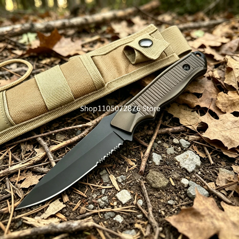140BK 아웃도어 톱니형/풀 블레이드 직선 나이프 캠 - Dive Knife Titanium 리뷰 및 가격