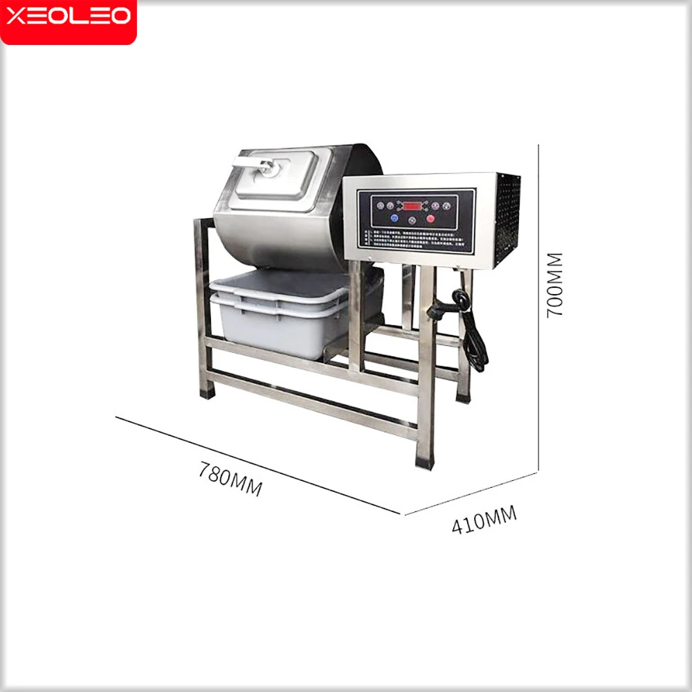 XEOLEO Bacon Pickles Car Roll Kneading Meat/Salad Marinated Commercial Home Appliance Computer Controlled Automatic Machine