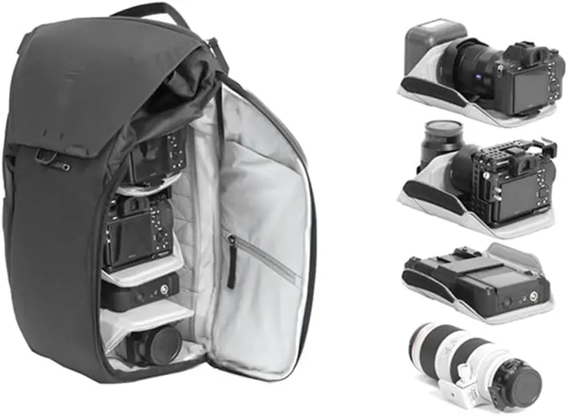 Everyday Backpack V2 30L Black, Camera Bag, Laptop Backpack with Tablet Sleeves (BEDB-30-BK-2)