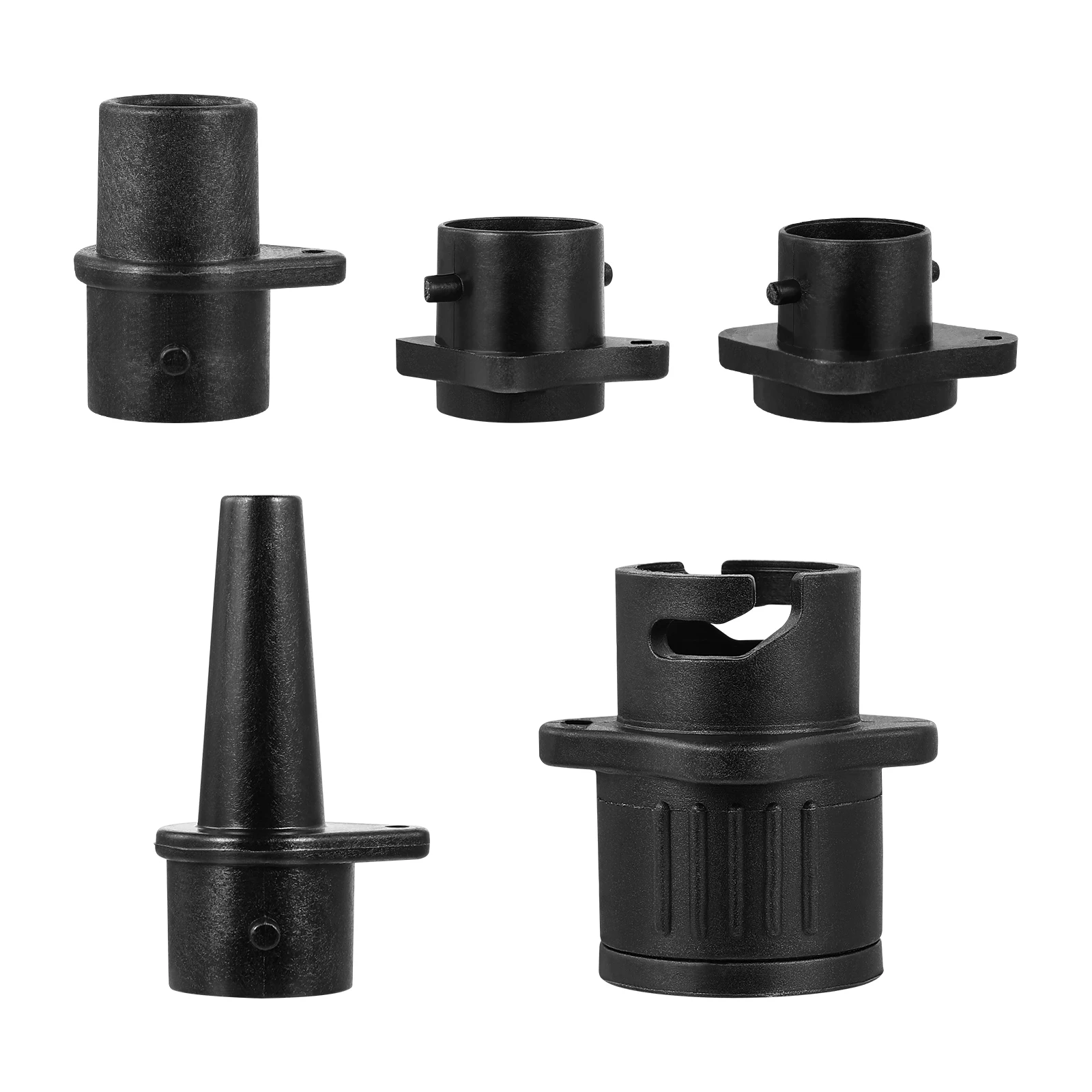 

Air Valve Connector Portable Leakproof Wearproof Black Nozzles Adapter Paddleboard Pump Air Mattress Compressor Inflatables Boat