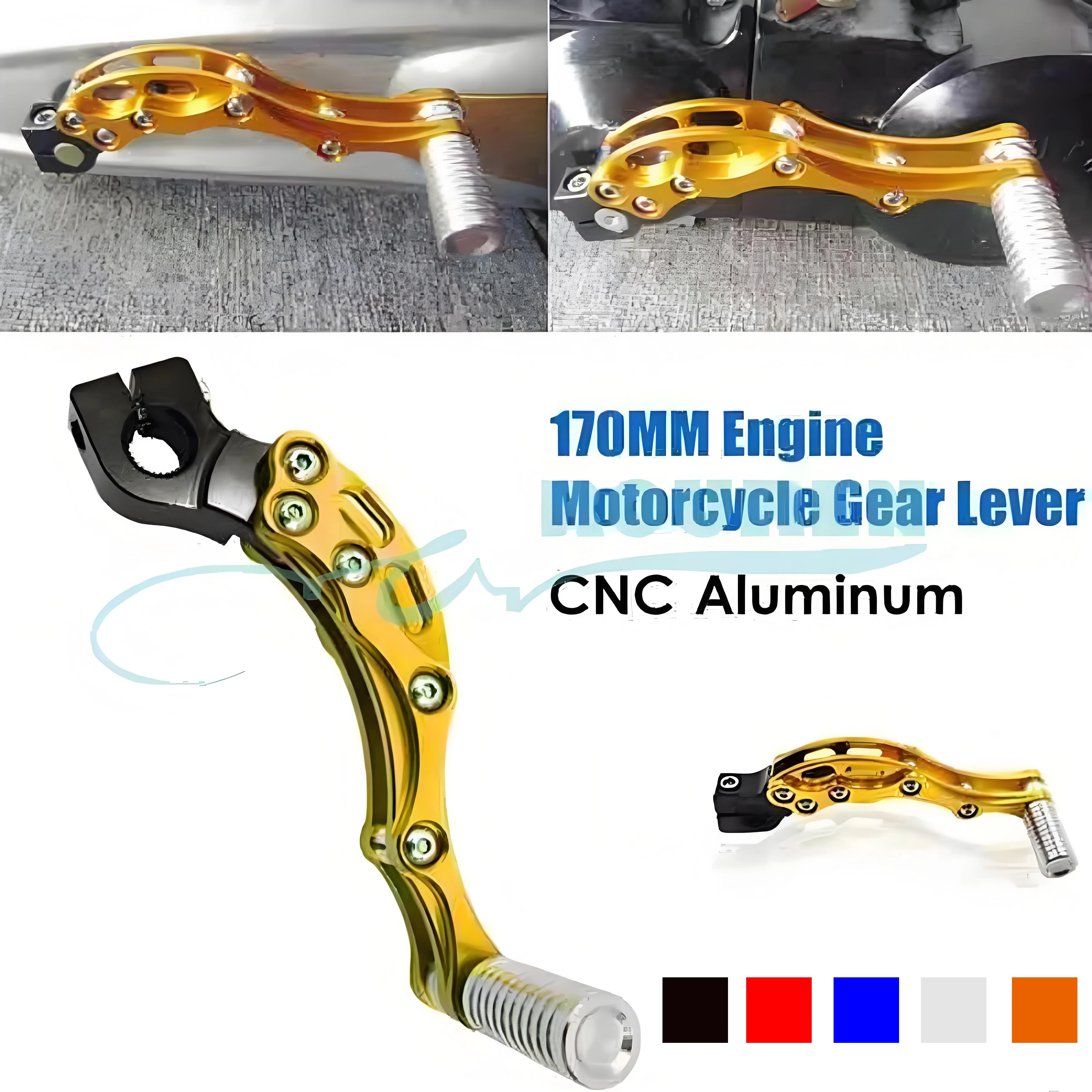 

CNC Engine Gear Shift Lever Shifter Refit Starting Rod for Motorcycle ATV Dirt Pit Bike 50/110/125/150/250CC Kick Start Pedal