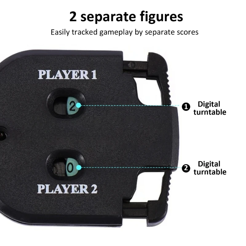 Handheld Golf Score 2 Player Strokes Counter, Handheld Scorer Digits, Square Golf Square, Handy Count Shot, Sport Clickers, 25UC