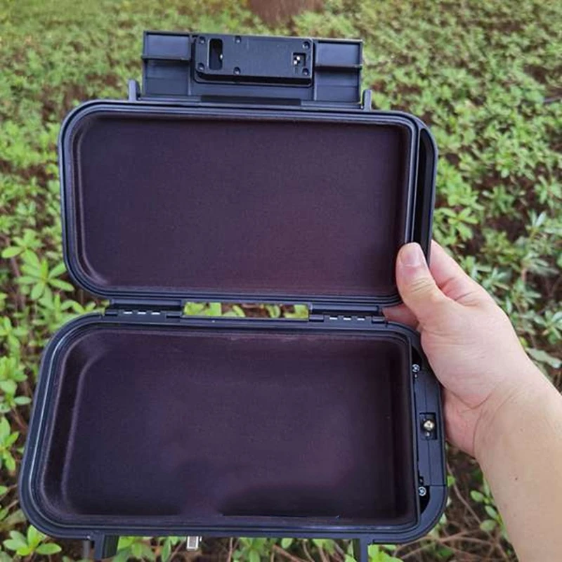 ZIZI Lock Box, Phone Lock Box, Security Lock Box, Transparent Outdoor Waterproof Travel Safe, Password Storage Box