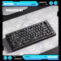 MONSGEEK M1 V5 SP BT Tri-mode 2.4g Wireless Keyboards 8000mAh RGB Hot Swap Gasket CNC Aluminum Custom Gaming Mechanical Keyboard