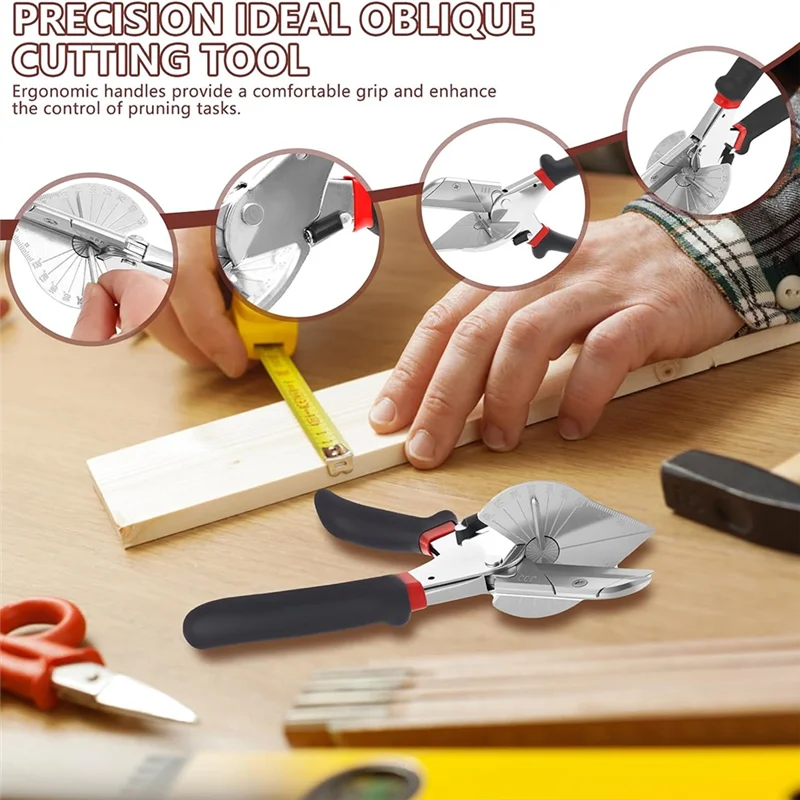 

AB15-Shears Cutter Tool Handheld High Carbon Steel Trunking Shears Forcutting Molding Trim