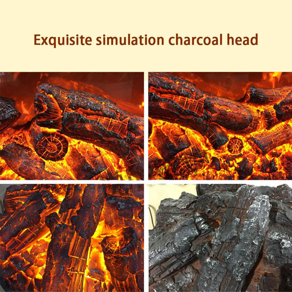 Decorative Heating Embedded European Style Electronic Fireplace Core Simulates Flame Artificial Fireplace