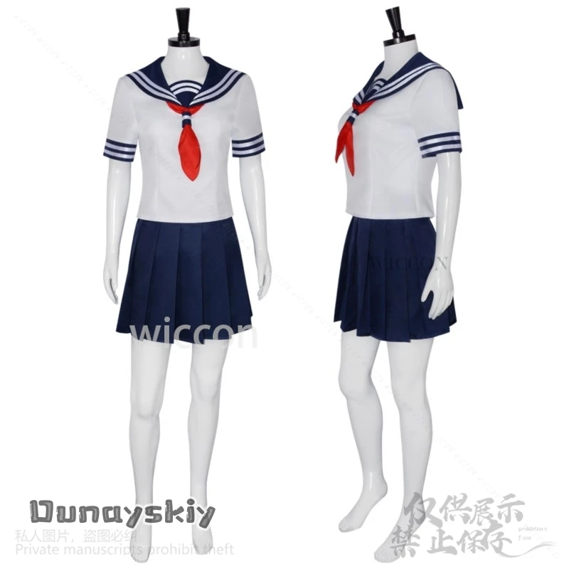 Disfraz de Anime KINTAMA Kagura, uniforme escolar JK, vestido de marinero, pelucas, sombreros Cos para fiesta de Halloween, juego de rol para mujeres y niñas