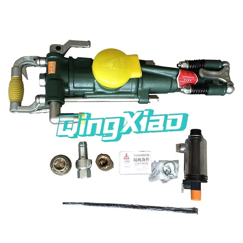 YT28 Pneumatic Air Leg Rock Drill For Mining Coal Mine Tunnel Excavation With High Quality Complete Spare Parts And Accessories