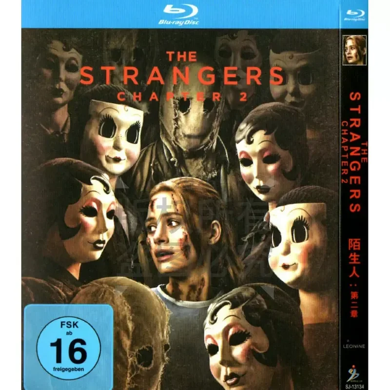 American Horror Suspense Film Strangers Chapters 1 to 3 BD High Definition Blu-ray 3 Disc Set