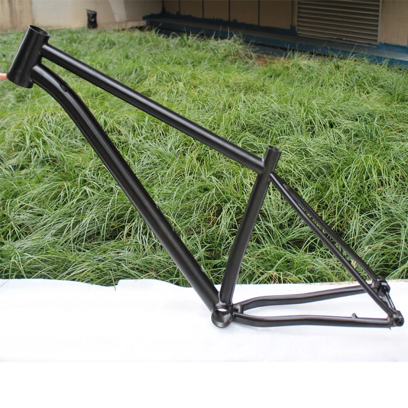 Titanium MTB Bike Frame With Anodized Black Color