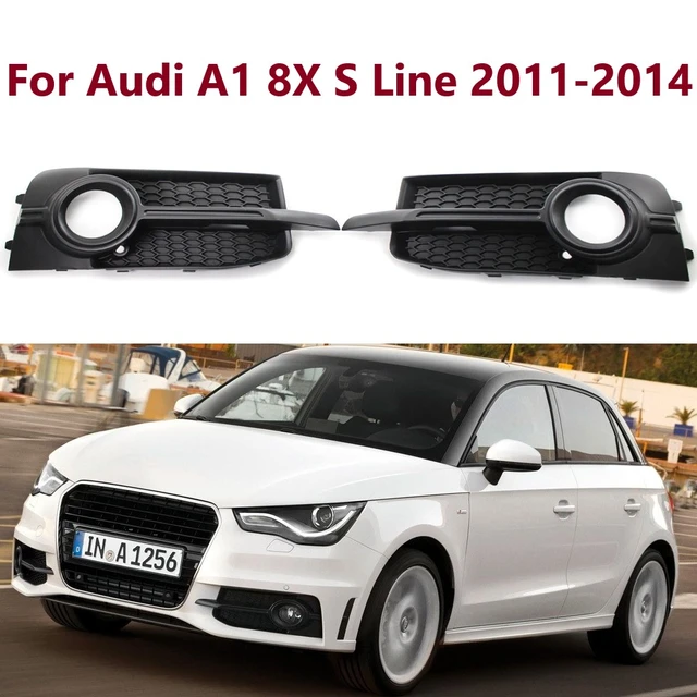 Car Front Bumper Grill Fog Light Grille Surround For Audi A1 8X S Line  2011-2014 Cover Mesh Honeycomb Hex Car Accessories - AliExpress