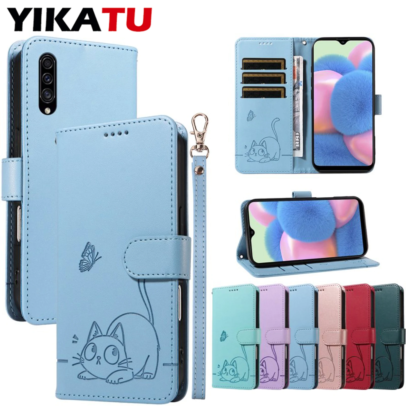 

Wallet Leather Case For Samsung Galaxy A91 A81 A73 A72 A71 A70 A56 A54 A53 A52 A51 A50 A41 A40 A36 A35 A34 A33 A32 5G A31 A30 4G