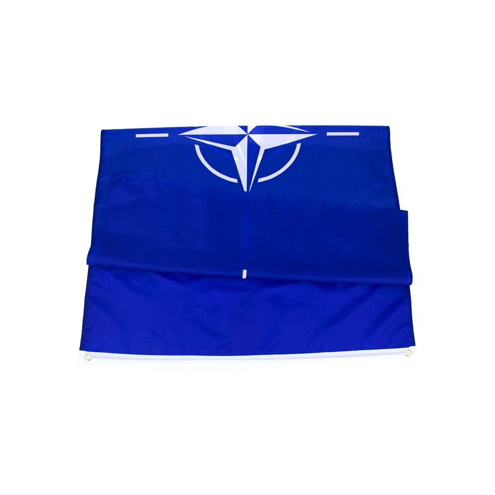 NATO flag 90x150cm printed Polyester North Atlantic Treaty NATO Flag International Organization Flag
