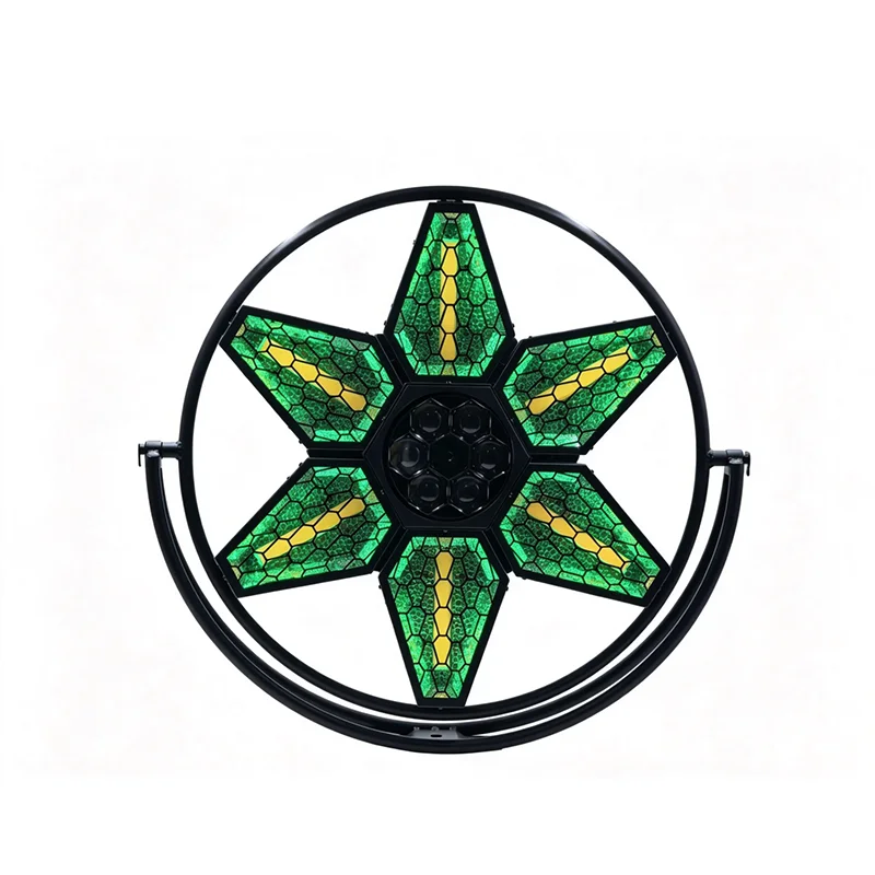 6 Petals Sun Flower Retro Light Wtih Bee Eyes For Stage Effect DJ Disco Parties Night Clubs Bars Events Concerts DMX Fixture