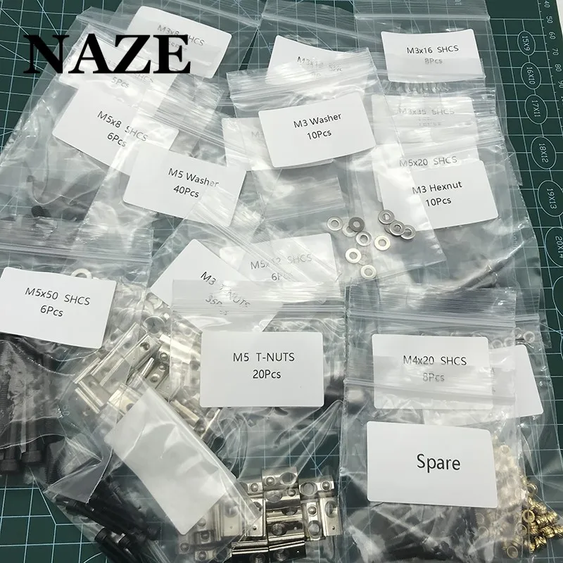 NAZE ZeroG Mercury One.1 Upgrade Fasteners Kit For Creality Ender 5(Pro) /Ender 5 Plus Upgrade Full set of screws T-nut