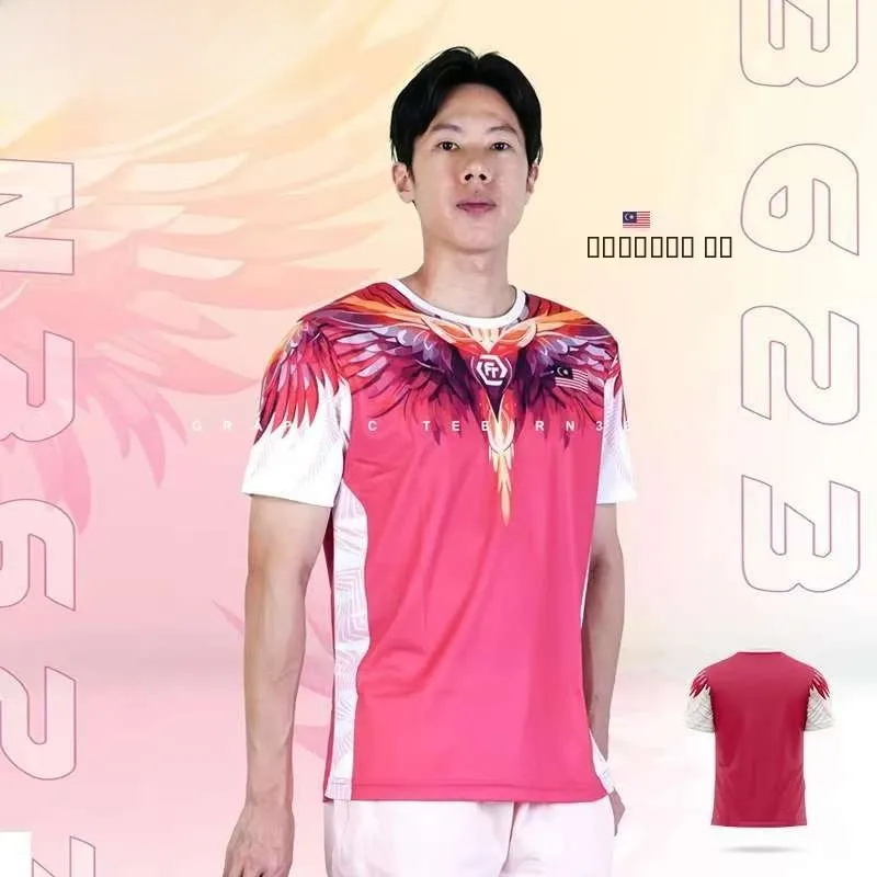 ftfelet-badminton-cetition-orm-qui-dry-breathable-sportswear-men's-round-ne-ort-sve-polyester-fiber