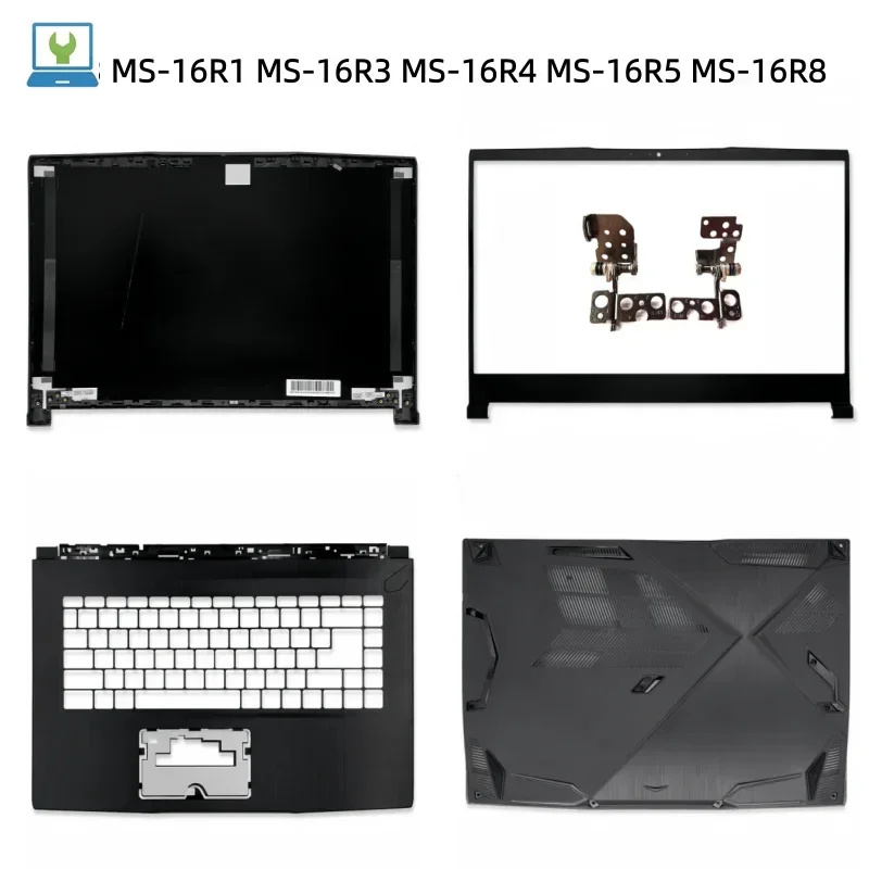 New Laptop LCD Back Bezel Frame Top Case Palmrest Upper Bottom Cover Case For GF63 MS-16R1 MS-16R3 MS-16R4 MS-16R5 MS-16R8 Shell