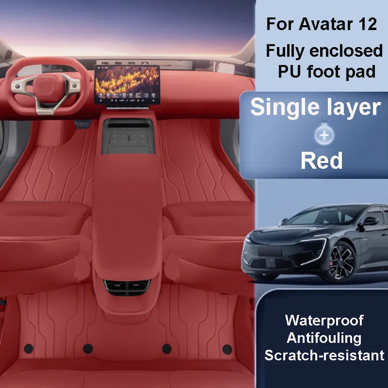 

Fully Enclosed Floor Mat for Avatar 12 2023-2025 Car Soft Leather Waterproof Anti Fouling Anti-collision Protection Accessories