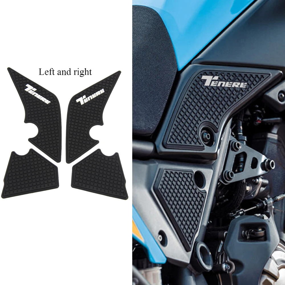 

2019 2020 FOR YAMAHA Motorcycle Tenere 700 T700 XTZ 700 Non-slip Side Fuel Tank Stickers Waterproof Pad Rubber Sticker