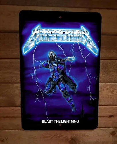 Blast The  Metal Wall Sign