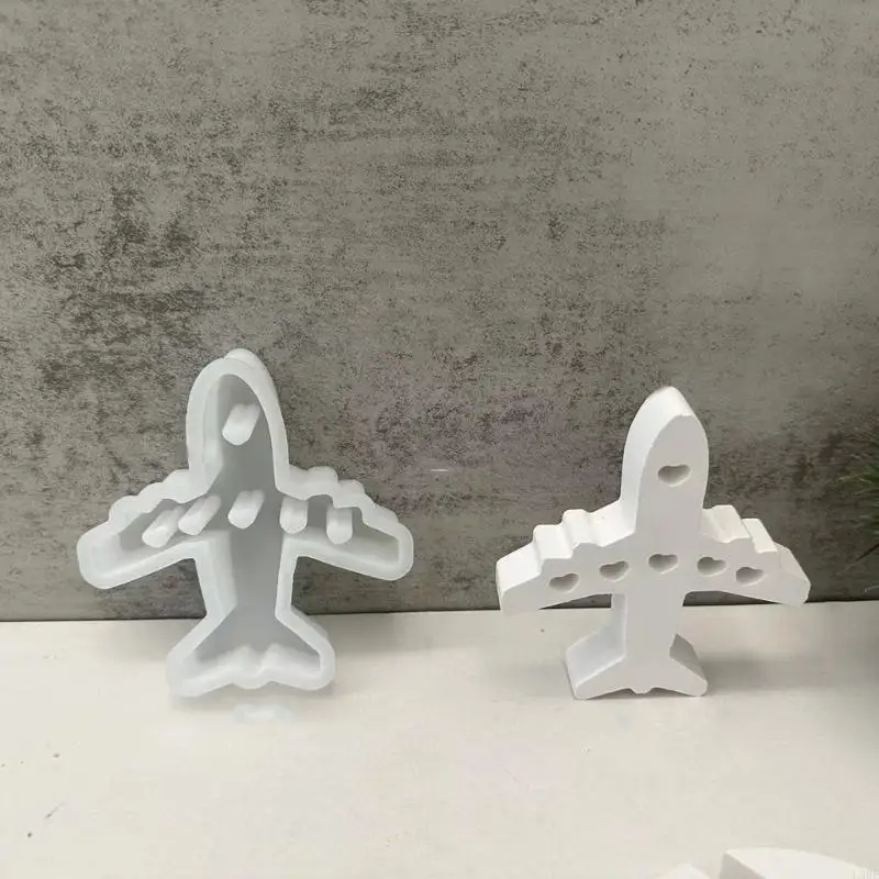 L9BE 3D Aircraft Silicone Molds Resin Castings Mould for DIYs Making