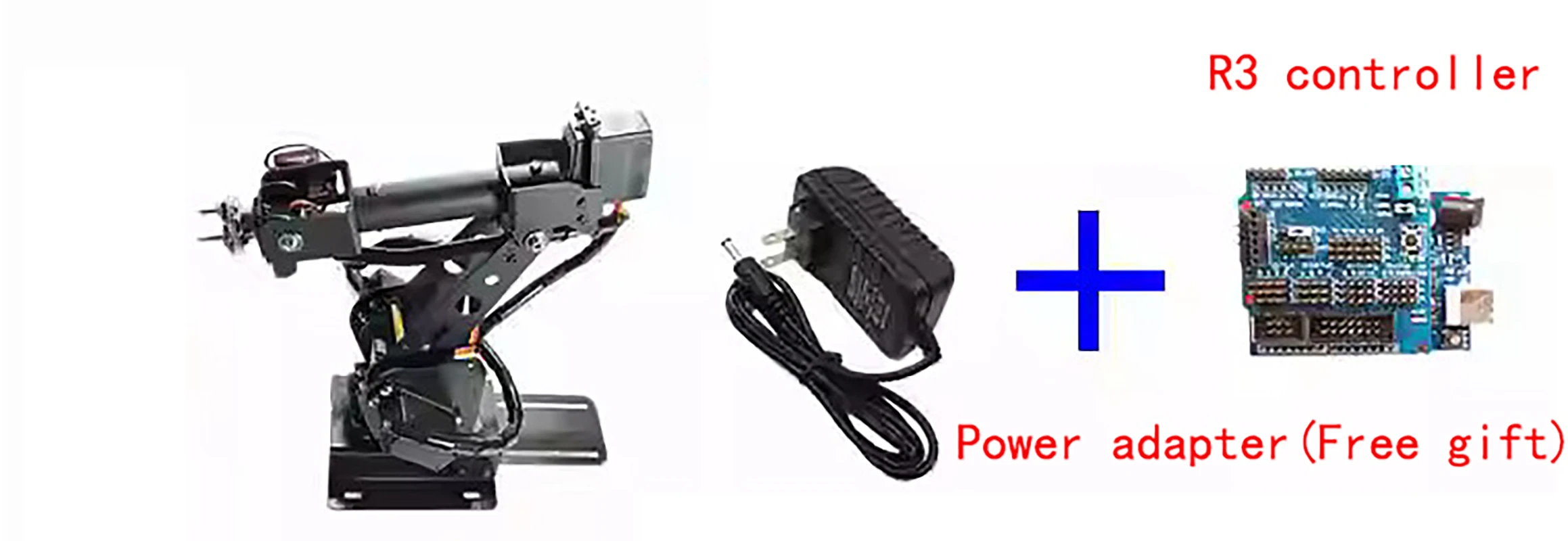 Ramię robota 6 DOF ABB, przemysłowe ramię robota z metalowymi serwomechanizmami cyfrowymi, 16 kierunków, zestaw DIY dla robota Arduino, programowalny robot.