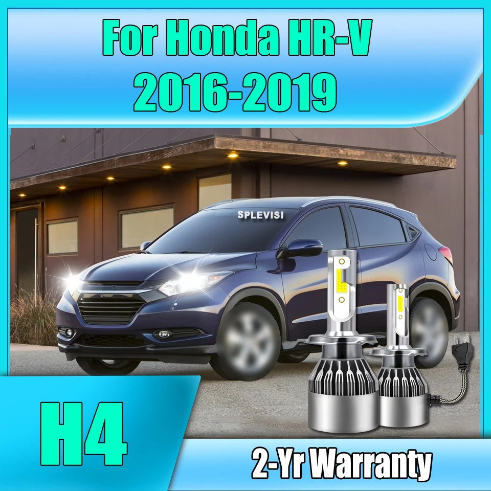 

LED 6000K 2-Yr Warranty Car Headlight Auto Bulb Hi Lo H4 Front Beam Luces 12V Lamp For Honda HR-V Vehicles 2016 2017 2018 2019