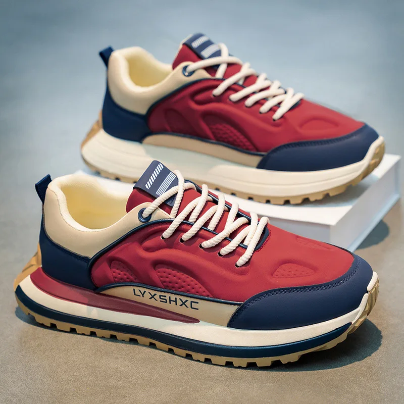 

Новые летние легкие прогулочные туфли на шнуровке, легкая роскошная модная повседневная обувь в стиле ретро, амортизирующая эластичная спортивная обувь