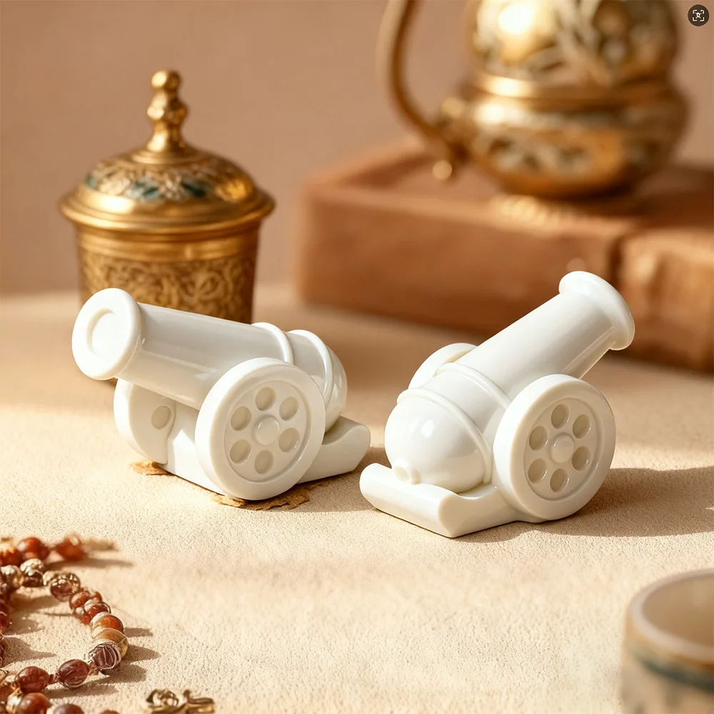 الإبداعية هاون لعبة مدفع قالب من السيليكون مدفع نموذج Diy بها بنفسك سيارة سطح المكتب الديكور الجص قالب أدوات تزيين الكعكة