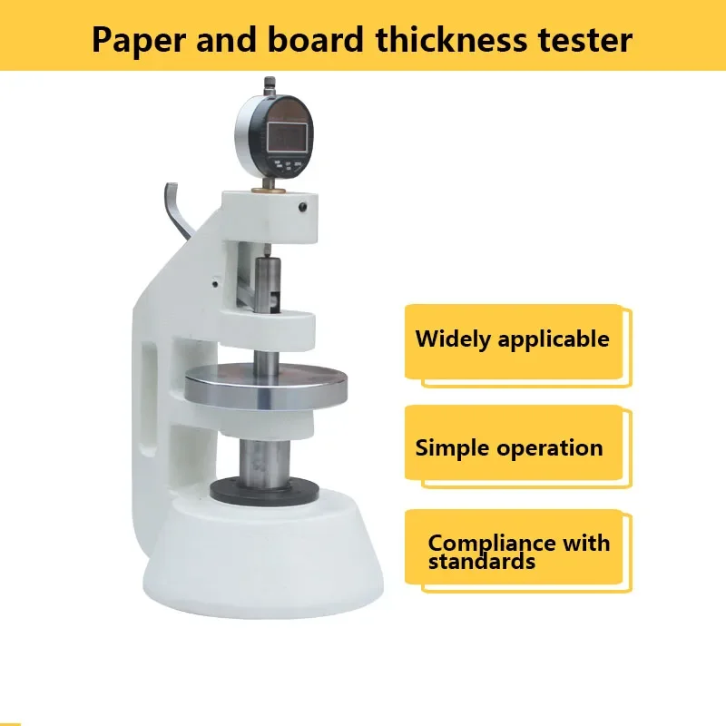 Paper and Cardboard Thickness Tester Corrugated Cardboard Thickness Tester Digital Display Paper Thickness Testing Machine