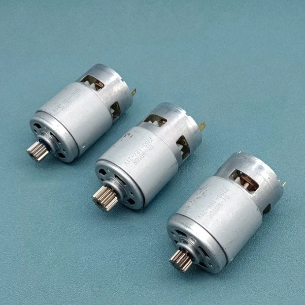 Suitable for Lawn mower   electric chain saw motor 10 12 13 teeth 775 DC lithium battery chain saw   accessories