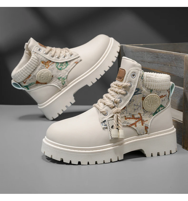 Herrenstiefel, klassische Alltagsschuhe für alle Jahreszeiten, mit breiter Zehenpartie, weiche Sohle, rutschfest, atmungsaktiv, vielseitig einsetzbar, hoher Schaft, bequeme Outdoor-Arbeitsstiefel. – Detail 19