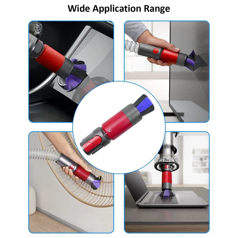 Бесследная щетка для пыли AT17 подходит для Dyson V7 V8 V10 V11 V15, запасная часть пылесоса, насадка для щетки для пыли