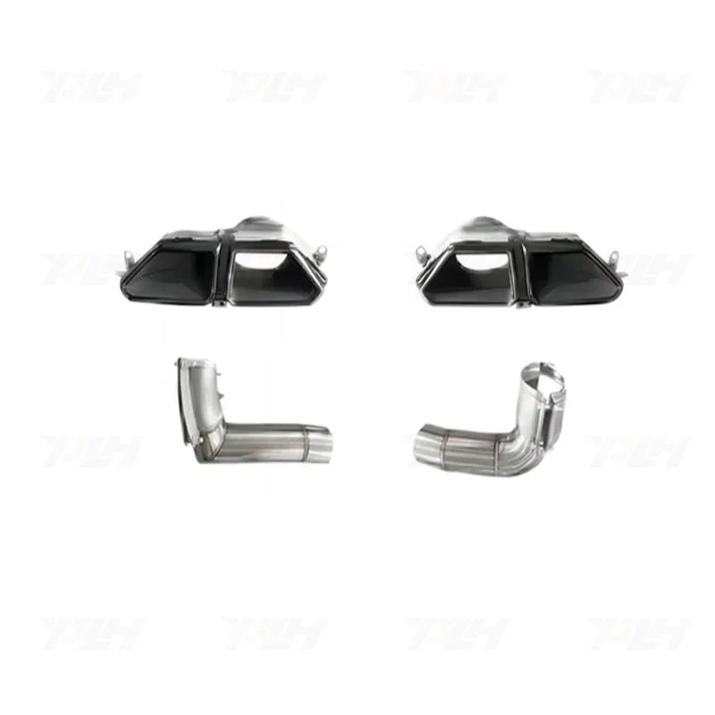 2023year M760 Black Knight Aero Kit for Bmw 7s G70 Upgrade to M760 Black Warrior Rear Diffuser with Exhaust Pipe