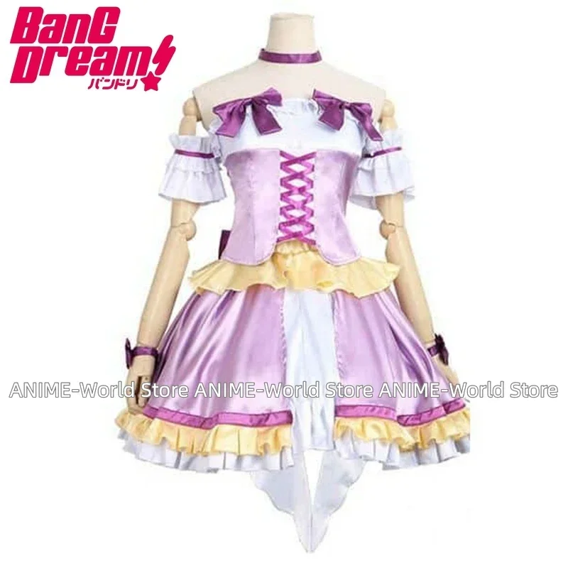 BanG Dream Pastel Palettes Wakamiya Eve Cosplay Costume Wig Cosplay Costume