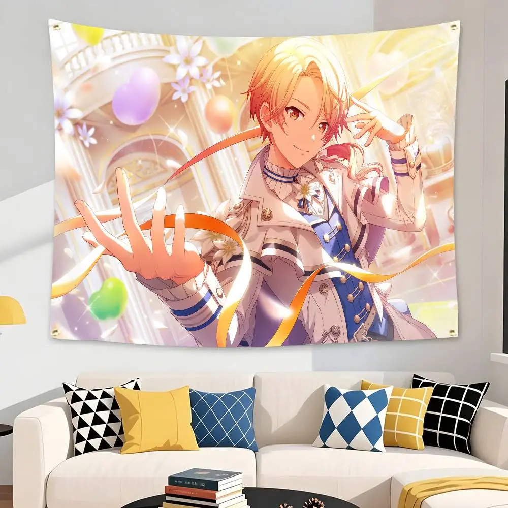 Star T-Tenma Tsukasa HD-Printed Flag Tapestry Banner for Bedroom Living Room Outdoor Camping Custom Supported