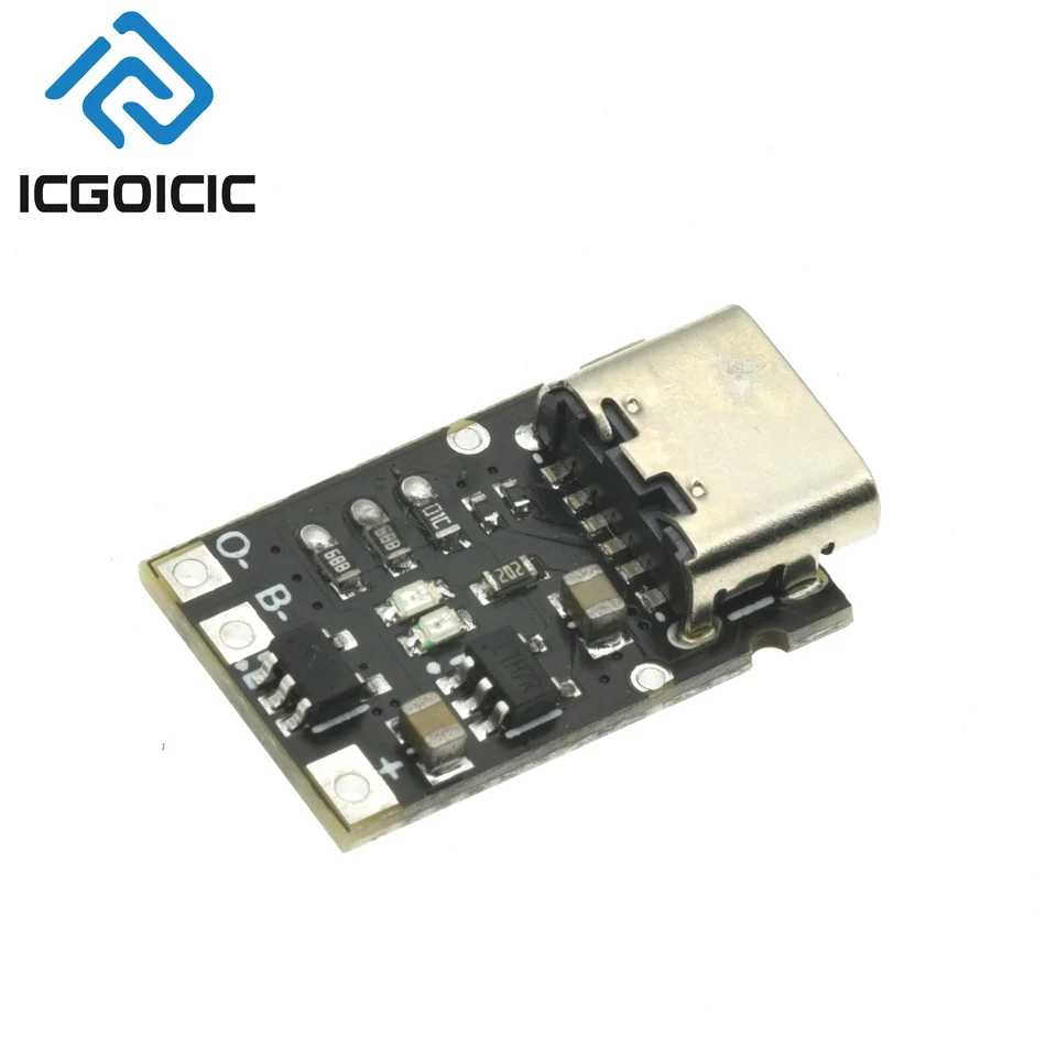 1-20PCS Ternary Polymer Small Capacity Lithium Battery Charging Board With Adjustable Current Of 500/400/300/200/100mA