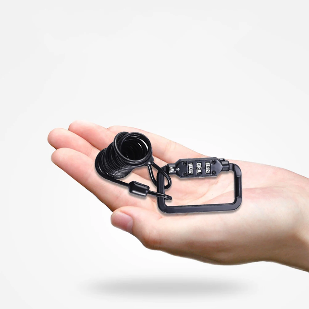

1Pcs Tough 3 Digit Combination Bike Lock Helmet Lock High Quality Metal Cable for Bicycles and Motorcycles