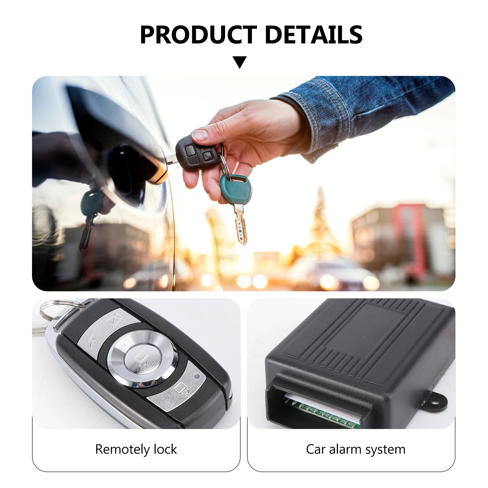 Kit di chiusura centralizzata con telecomando universale per ingresso senza chiave Soluzione di sicurezza antifurto per avviamento porta bagagliaio