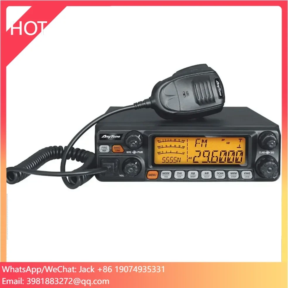 

Anytone Hot Sale Long Distance Mobile Car Radio Anytone AT-5555N Am Fm Ssb Cb Radio