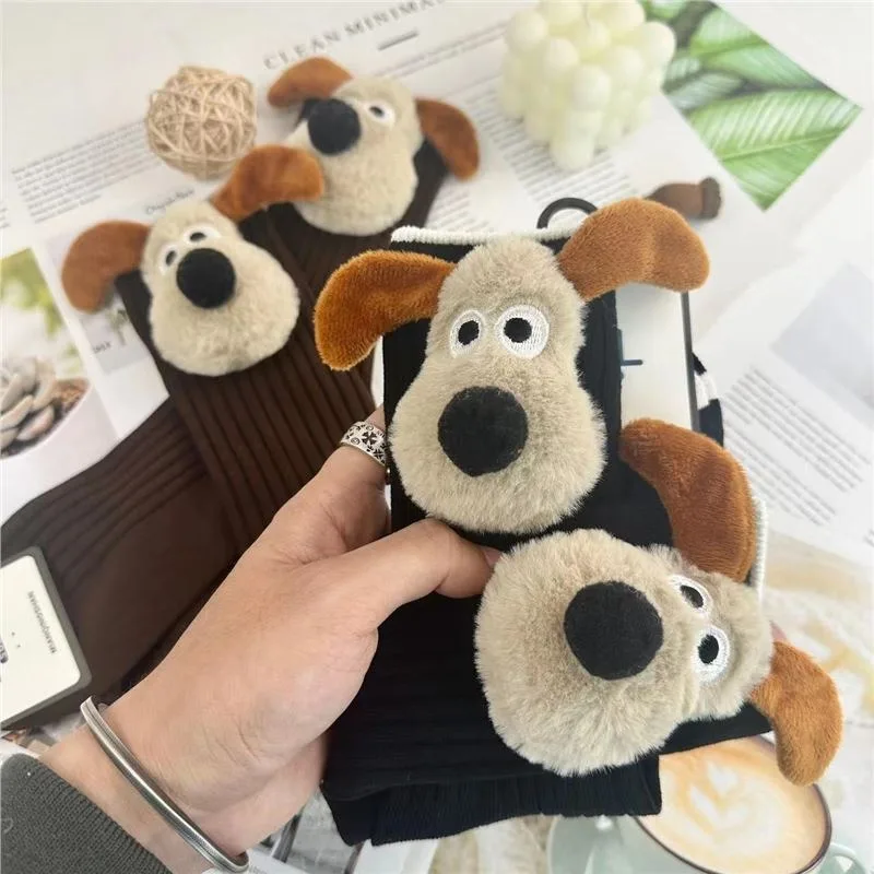 Personalized Fashion Socks 3D Cartoon Big Ears Dog Socks Plush Cloth Doll Socks Spring and Autumn Sweet Breathable Middle Socks