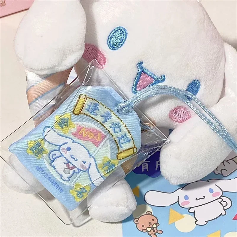 Kawaii Sanrio Cinnamoroll My Melody Hello Kitty Anime Cartoon Sweet cute Bag Embroidery Pendant Best Friend Couple Gift