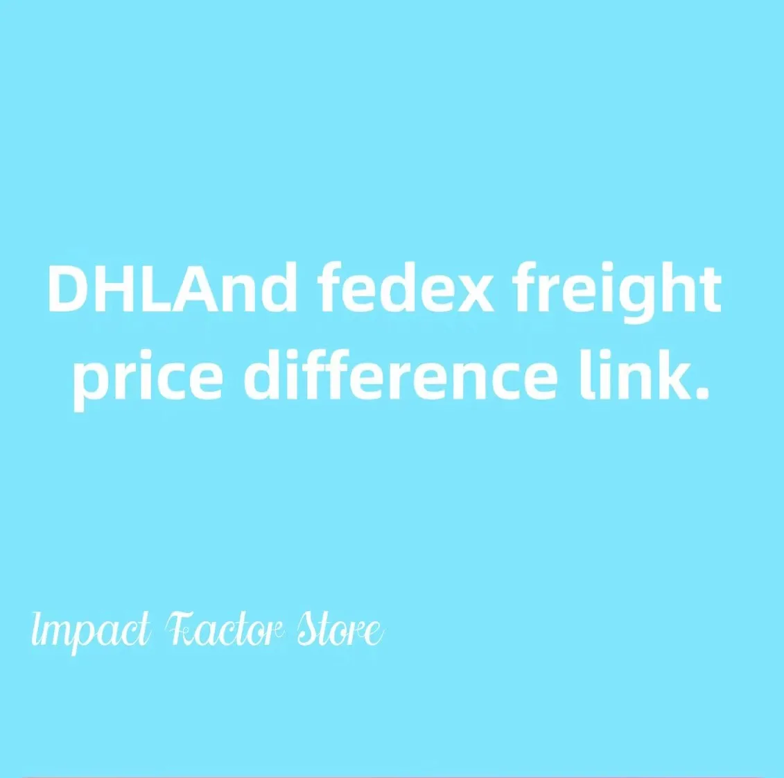 

Freight Allowance